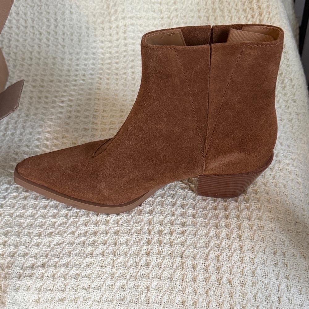 Rag & Bone Tan Suede Ankle Booties